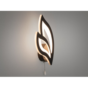 Стильний світлодіодний настінний світильник, 17W, чорний Diasha 8165/1BK