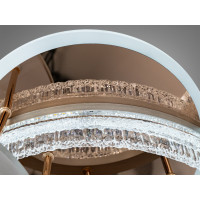 Стельова LED люстра золото 95W пульт 3 кільця 3 режими Diasha 8819/500+400+300