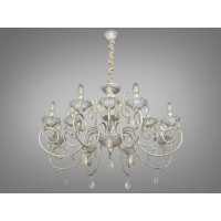Люстра в зал классическая на 12 ламп Е14 Diasha 4804/8+4