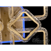 Люстра потолочная светодиодная LED с пультом Diasha QX2519/4+2BR LED 3color dimmer