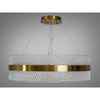 Домінуюча підвісна кришталева світлодіодна люстра для зали, 105 Вт Diasha 7002/800BR