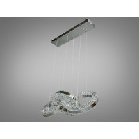 Светодиодная люстра, 32W, хром Diasha 7710-3A/300x3HR