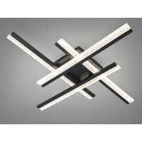 Стельова LED люстра Diasha MX3068 57W чорний акрилові розсіювачі сучасний дизайн Diasha MX3068/4BK