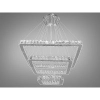 Люстра подвесная хрустальная 120W Diasha 7220-3D/650+450+250