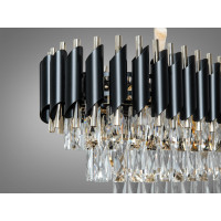 Люстра над столом 8 ламп Diasha 9001-800x300BK+SGD