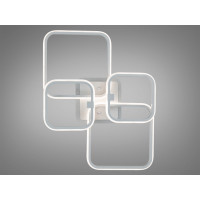 Стельова LED люстра Квадрати біла 85W димер Diasha 2525/4WHLED3colordimmer