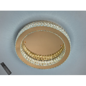 Люстра стельова LED Diasha золото 55 Вт пульт Diasha 587/500G