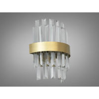 Яскравий настінний світильник для спальні, бронза, 18Вт Diasha 840/2BR