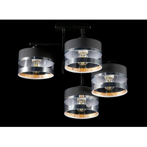 Люстра с плафонами  L232057/4 (BK) Splendid-Ray
230213