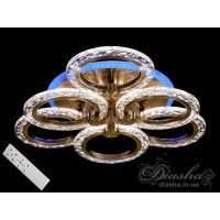 Cветодиодная люстра Diasha QX2512/3+3S BR LED 3color dimmer 
