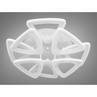 Лед люстра в спальню потолочная с пультом 150W Diasha S8118/4+4 LED 3color dimmer