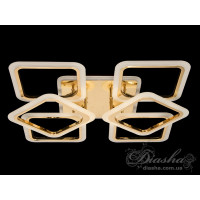 Плоские светодиодные люстры Diasha A8060/4+2 G led dimmer 3 color