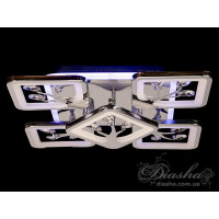 Люстры потолочные светодиодные с пультом Diasha S8157/4+1HR LED 3color dimmer