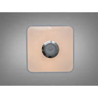 Стельова люстра біла 45 Вт з Bluetooth колонкою та підключенням до розумного будинку Diasha DB-8501B/280x280RGB+MP3+TUYA