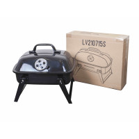 Гриль мангал барбекю угольный с крышкой LV 210715S