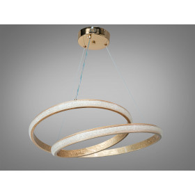 Підвісна люстра LED Diasha золото 65Вт 3575Лм 3CCT Diasha XH1017/600G