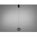 LED підвіс Diasha чорний хром димчасте скло 7 Вт Diasha QY-H1205CH+GY