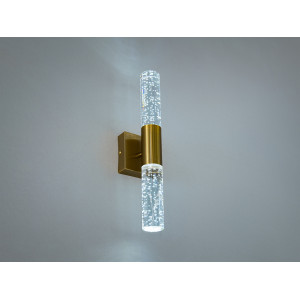 Вишуканий настінний світлодіодний світильник в зал, 6Вт, золото Diasha F3068GD