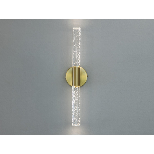 Дизайнерське світлодіодне бра, 6 Вт, золото Diasha 9151-BGD Дизайнерське світлодіодне бра, 6 Вт, золото Diasha 9151-BGD