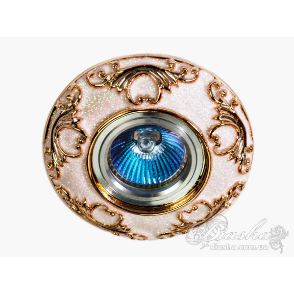 Неймовірно вишуканий, елітний врізний гіпсовий точковий світильник Diasha 3171FG