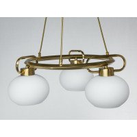 Підвісна кругла люстра Diasha бронза 3 плафони Diasha LQ7106/3BR