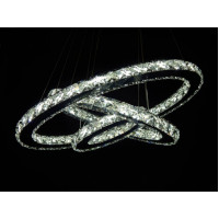 Люстра овал led хрустальная Linisoln 7242/560+400+230s