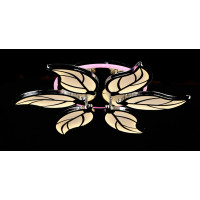 Люстра в зал или спальню светодиодная современная Splendid-Ray 2850252/6+A LED (CHROME) 