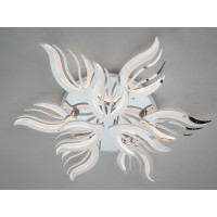 Стельова LED люстра 150 Вт хром з пультом до 25 м2 Diasha 2527/6+3HRLED3colordimmer