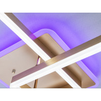 Стельова LED люстра золото 84 Вт пульт 15 м² Diasha 2549GLED3colordimmer