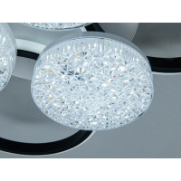 Люстра LED Diasha біло-чорна 82W пульт 3+3 Diasha 2562WH+BKDIMMER