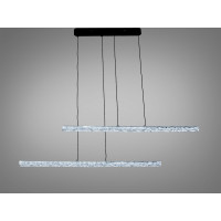 Підвісна LED люстра Diasha чорна 58 Вт 10 м² Diasha 1104/2-1000BK