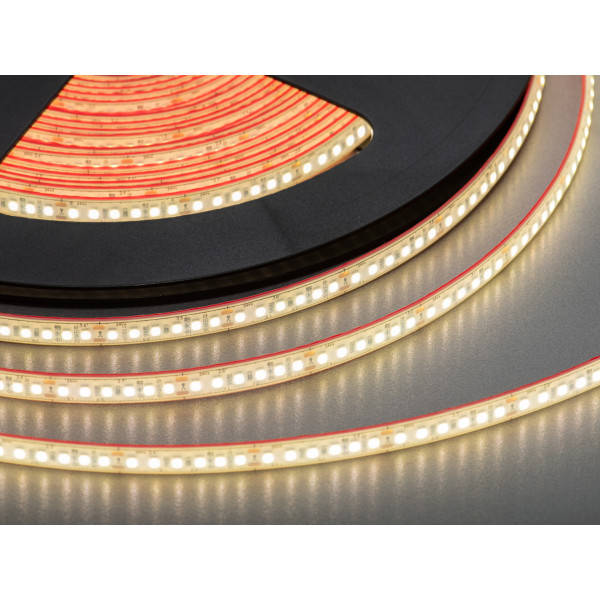 LED стрічка 24В, 180 шт/м, герметична, 8мм, теплий Diasha P24-2835-180-WW-68-8/10