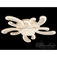 Люстра потолочная в спальню 125Вт Diasha 8168/5+1WHLED3colordimmer