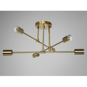 Люстра у стилі Loft на 6 ламп Diasha XL2039-6GD