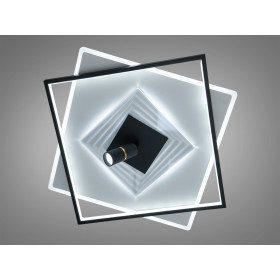 LED люстра Diasha білий чорний 64Вт димер пульт Diasha 5535WH+BKdimmer