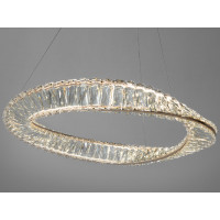 Вишукана світлодіодна люстра із кришталю , 72 Вт, золото Diasha 548/600G