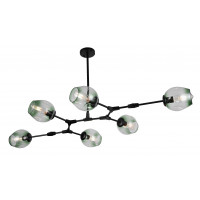 Люстра молекула Levistella 752L7731-6 BK+GR