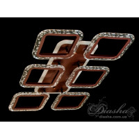 Люстра потолочная светодиодная LED с пультом Diasha QX2517/6S CF LED 3color dimmer 