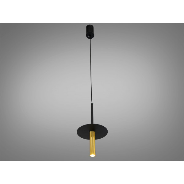 Підвісний світильник-туба GU10 чорний хром Diasha QY-H1174YB