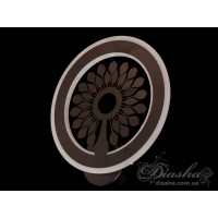 Стильний світлодіодний світильник з орнаментом, 20 Вт, чорний Diasha 952BK