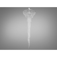 Люстра хрустальная в зал хром Diasha FH012/800x2400HR