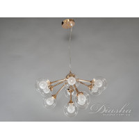 Люстра молекула в стиле Loft Diasha 81788/10G