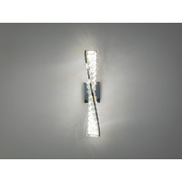 Унікальний настінний кришталевий LED світильник, 15W, золото Diasha 531/1B-400CH