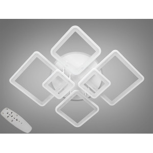LED люстра в зал, 150W Diasha 8160/6WHLED3colordimmer
