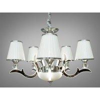 Люстра с абажурами в зал 25W Diasha 8329/5HR 4100K