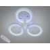 Люстра стельова LED Diasha біла 50W пульт Diasha 8135/3WHLED3colordimmer