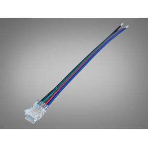 Конектор для RGB стрічки  Diasha PCON4pin/CAB-8mm-clear