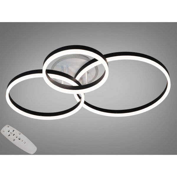 Люстра с пультом 120W Diasha 8174/345BKLED3colordimmer