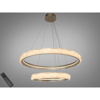 Кришталева світлодіодна люстра-підвіс, 60W Diasha 583-800+500G