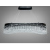 Підвісна кришталева люстра LED чорна 78 Вт овал Diasha P7027/L800x300BK Підвісна кришталева люстра LED чорна 78 Вт овал Diasha P7027/L800x300BK